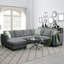 Canapé moderne [VIDÉO fournie] Canapé modulaire de 112 po x 87 po pour salon, canapé modulaire 7 places avec repose-pieds, canapé d'angle en L avec 3 coussins, gris (nouveau de GS008210AAG)