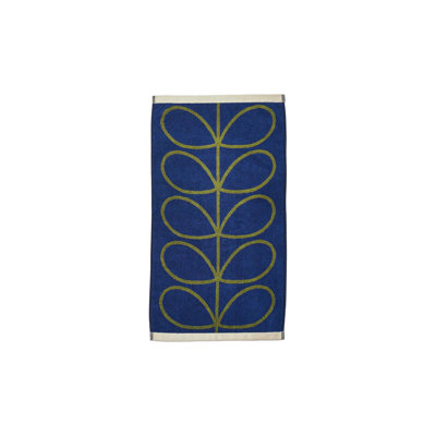 Linear Stem Navy/Olive 50x90 Hand Towel