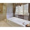 Baignoire encastrée en acrylique 72 po x 36 po Designer