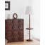 Lampe sur pied avec colonne et table d'appoint Traditional