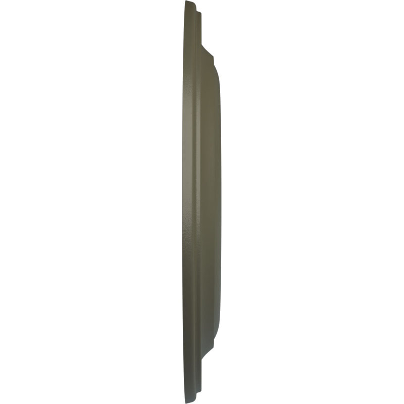 Médaillon de plafond Endobeat Niobe, DO 18 po x P 1 1/2 po (convient aux auvents jusqu'à 8 5/8 po), finition hamamélis peinte à la main