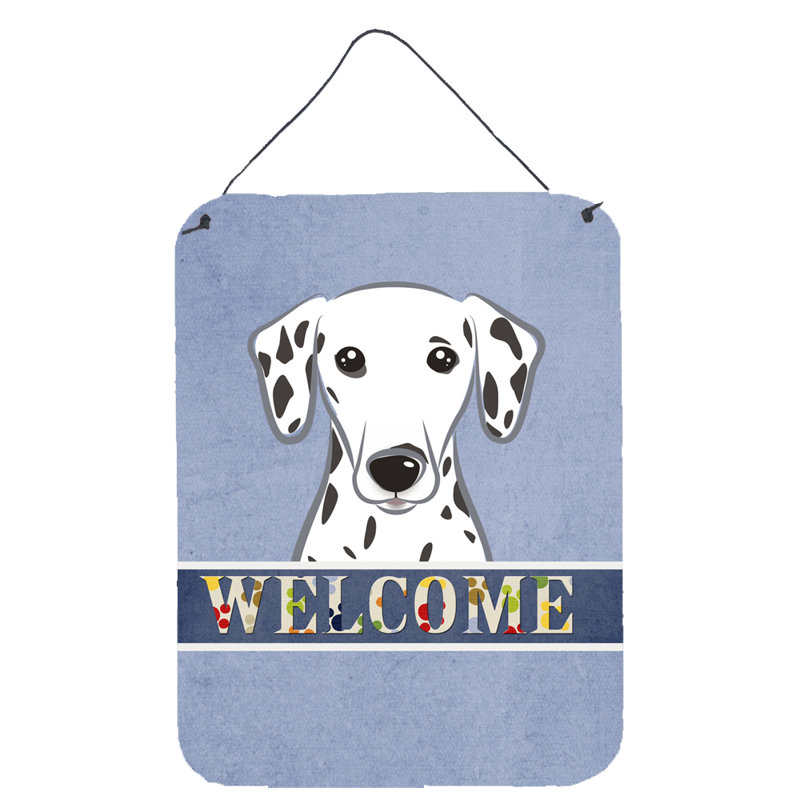 « dalmatien welcome » par denny knight, reproduction d’art, H 8 po x l 12 po