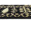 Tapis noir traditionnel Oushak Chobi