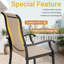 Ensemble de 4 chaises d'extérieur Sandisfield Beige