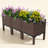 in Raised Garden Beds Outdoor, Polypropylene Planter Boxes Outdoor for Vegetables, Flowers, Herbs, Garden Box with Drain Outlet, Heat and Frost Resistance Planters, 440lb Capacity-1678387614
