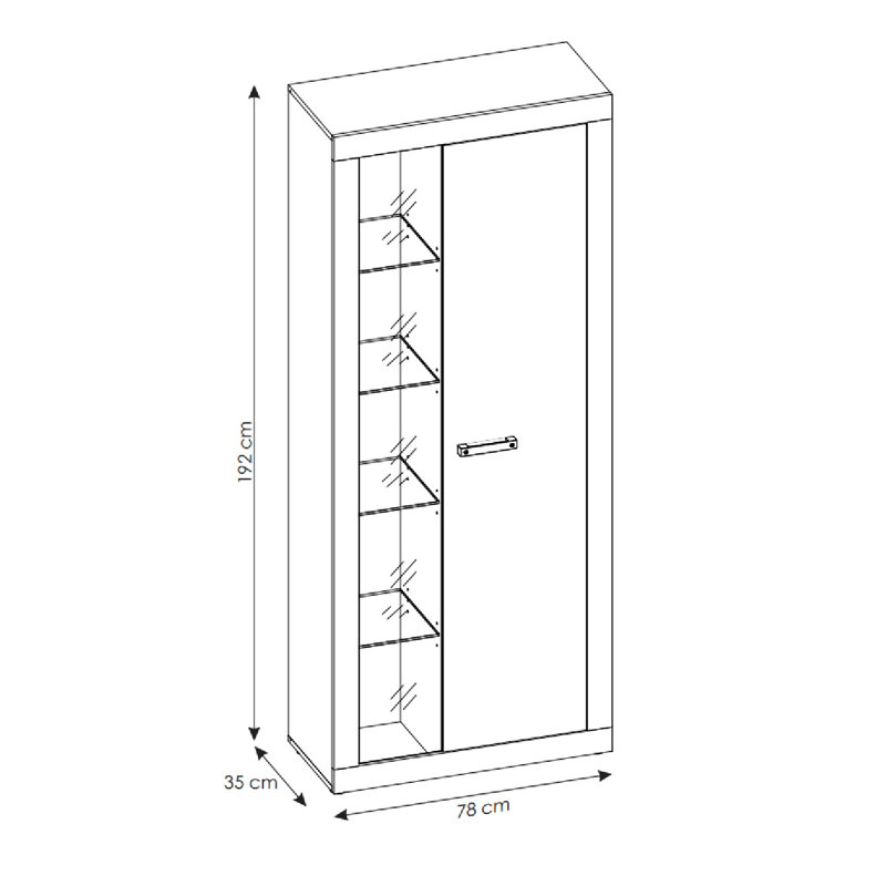 Redlands Display Cabinet