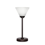 Aneka Accent Lamp Shown With 7" White Muslin Glass