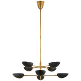 AERIN Graphic Large Two-Tier Chandelier