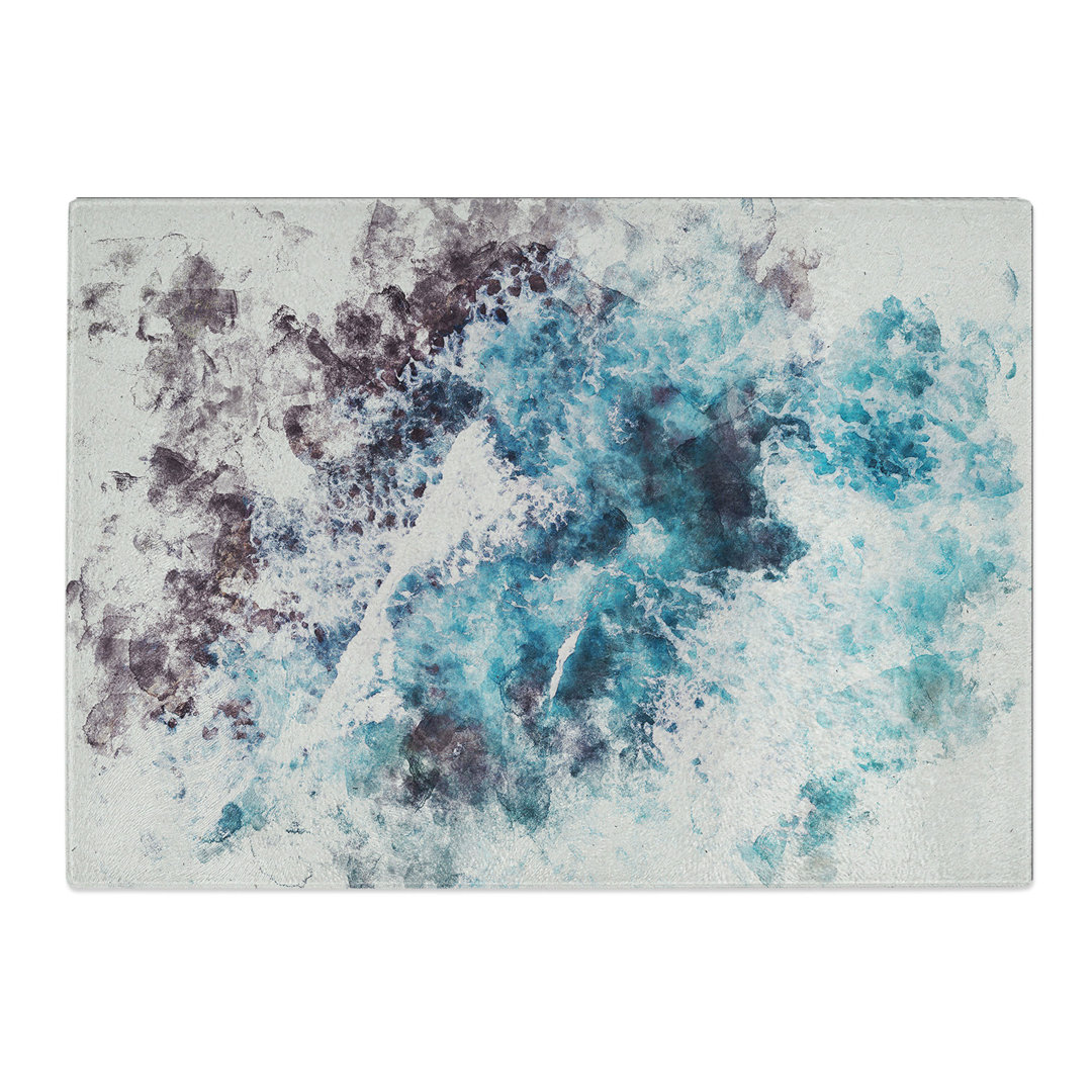 Ocean Waves in Wollongong Australia Watercolour Chopping Board