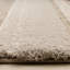 Tapis luxueux à rayures luxueuses brun clair-1852235409