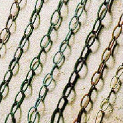 36-Inch Polished Nickel Standard Gauge Chain