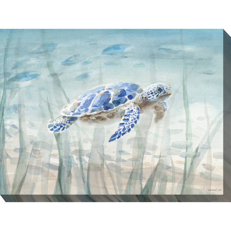 Art mural sur toile sous l'eau