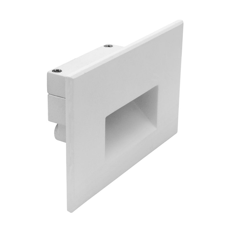 Integrated LED Metal Step Light (Transformer Included), White