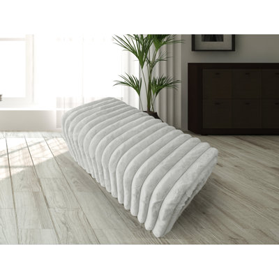 Banc en velours côtelé avec rangement - Polyvalent pour différents espaces domestiques et coffre à lapin