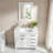Undermount Ceramic Shaker 36" Single Bathroom Vanity Set with Mirror-56097842