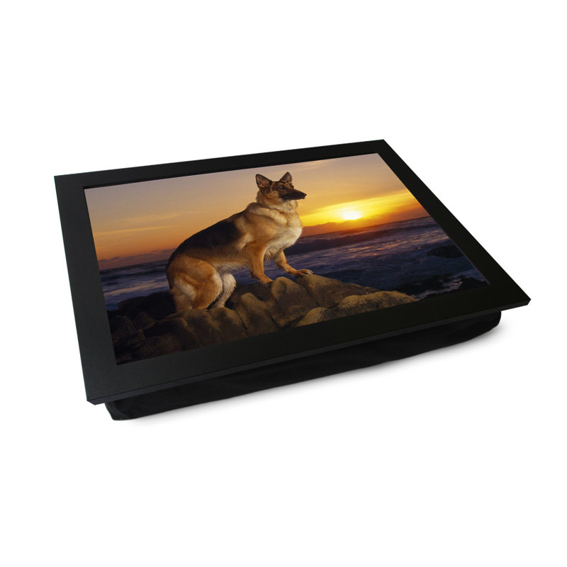 Andrin Wood Tray, Black