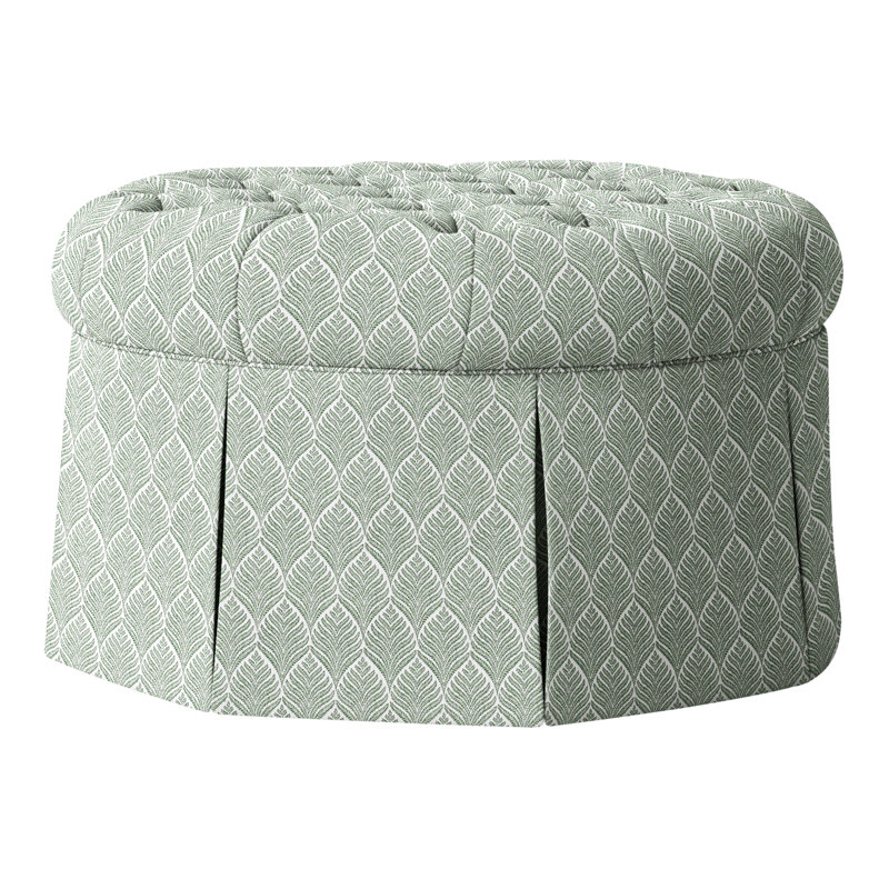 Alma Round Ottoman, Perigold Linnaeus Spring