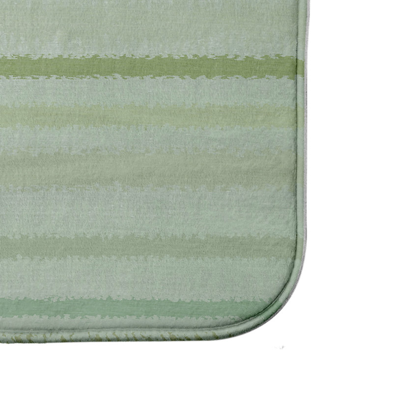 Tapis pour salle de bain Doherty, H 18 po x L 30 po, Vert