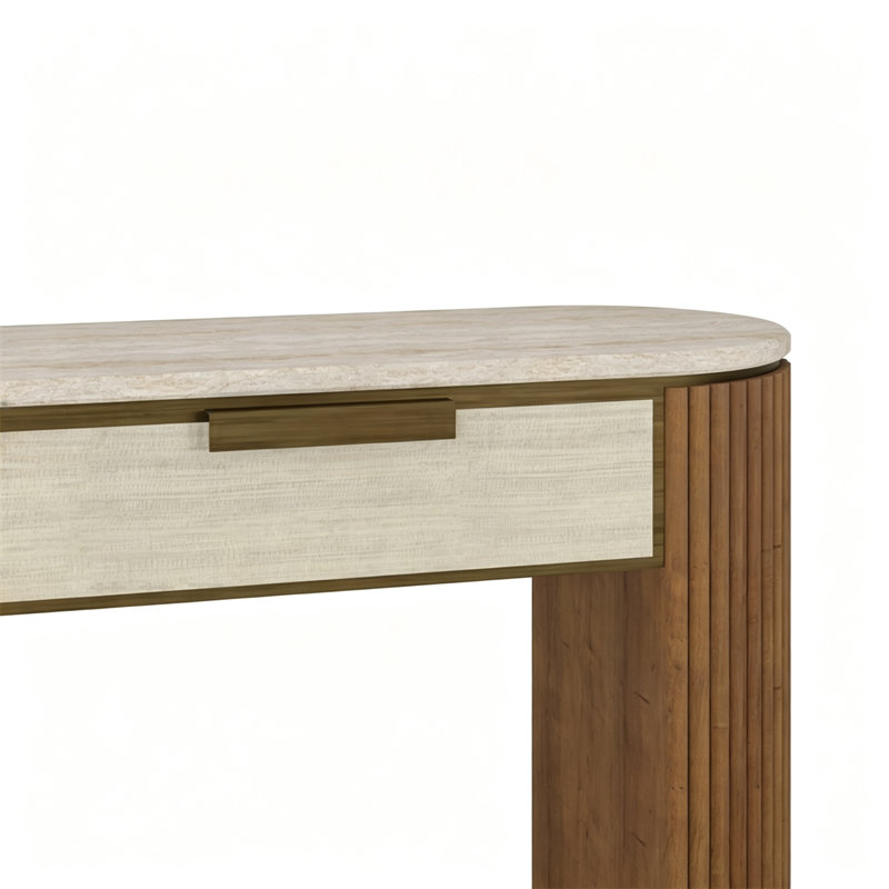 Console American Retro, H 31,5 po x l 63 po x P 17,7 po