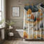 Rideau de douche abstrait Inderjit-1508130392