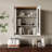 Wood Medicine Cabinet With Acrylic Doors, Bathroom Wall Cabinet With Adjustable Shelves Over The Toilet, Rustic Cabinet Wall Mounted For Bathroom, Kitchen, Living Room, Solid Wood-1456637497