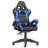 Reclining Gaming Chair with LED Lights and Headrest-943278516