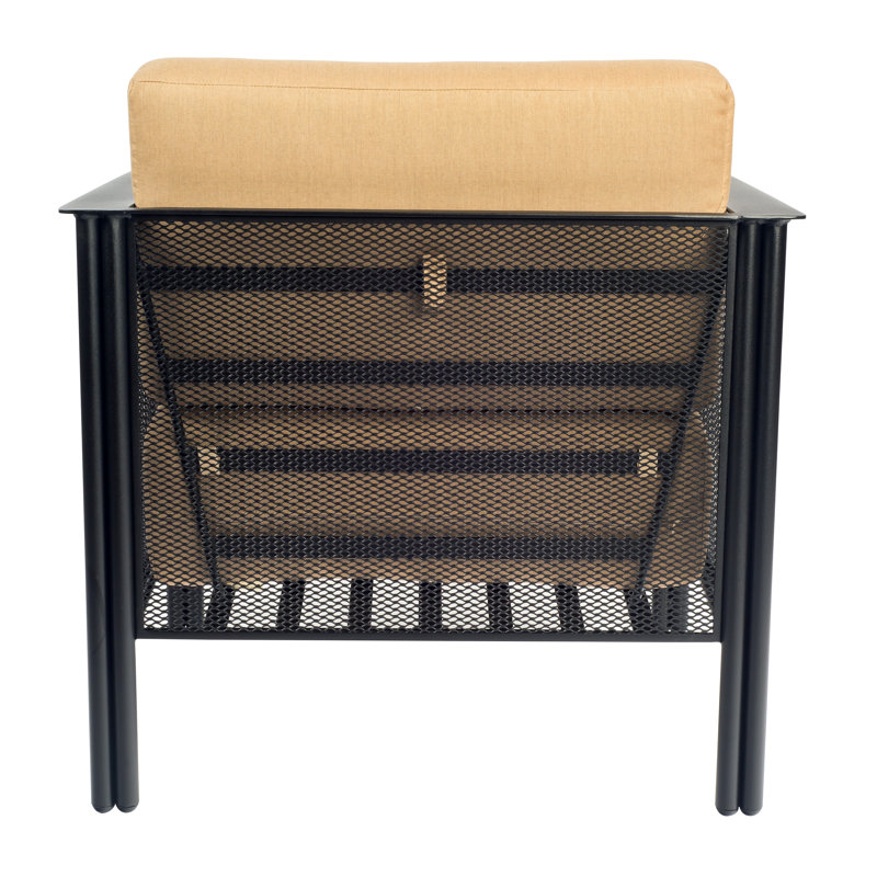 Jax Outdoor Lounge Chair, Brisa Lasso Distressed, Pewter