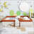 King Size Upholstered Daybed Frame With Fence And Stairs, Perfect For Luxurious Comfort And Space Optimization-525928661-525928670