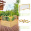 Panneau de clôture en bois H 3 pi x l 3,5 pi