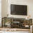Media Console Table Entertainment Center with Open Storage Shelves & Soundbar Shelf, TV Stand for Living Room Decor-725204598-725204597