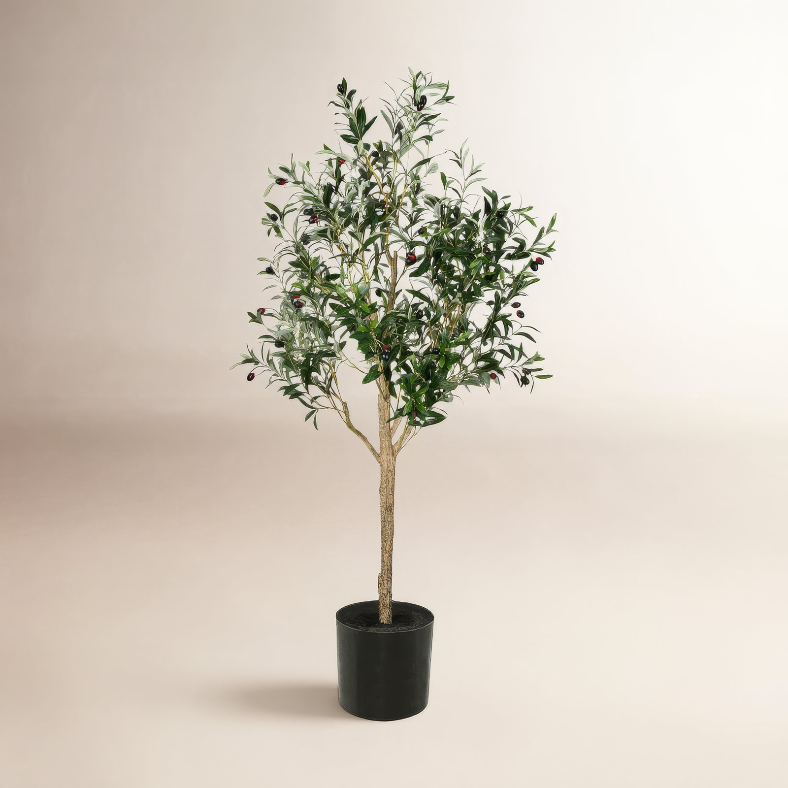 Vickerman 72" Olive Tree in Pot, 60" H x 24" W x 24" D
