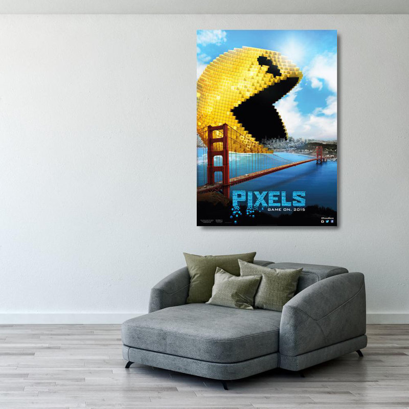 Pixels, 39" H x 28" W