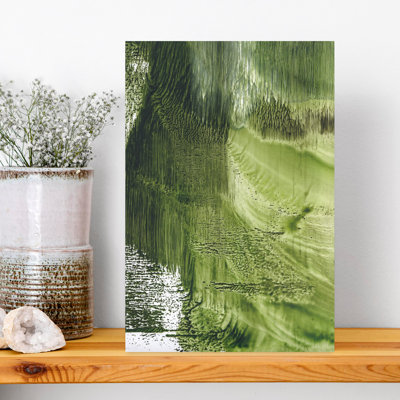 Contemporary Art Abstract Contemporary Forest Landscape Wall Art by Maira Ribena - Wrapped Canvas Print