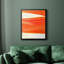 Warm Rays I, toile encadrée de qualité supérieure - prête à être accrochée-747365223-747365225
