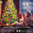 Christmas Tree Waterfall String Lights, 200LED RGB Waterproof Smart Fairy