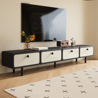 French Retro Style Wood TV Stand