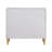 Metallic Silver And Champagne 3-Drawer Console Cabinet