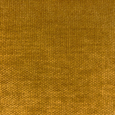 Presley Fabric | Solid Chenille Fabric | Color Mustard