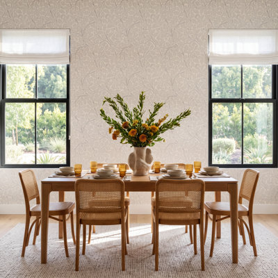 Oak Tree Modern Floral Wallpaper