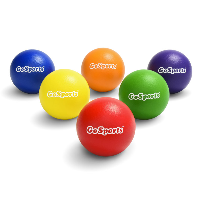 Foam Dodgeball with Carrying Case, 6.25" Diameter