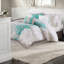 Ensembles de literie certifiés pour lit simple en satin de coton à motif floral pour maison moderne