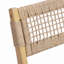 Chaise longue OMI en acacia et coussin