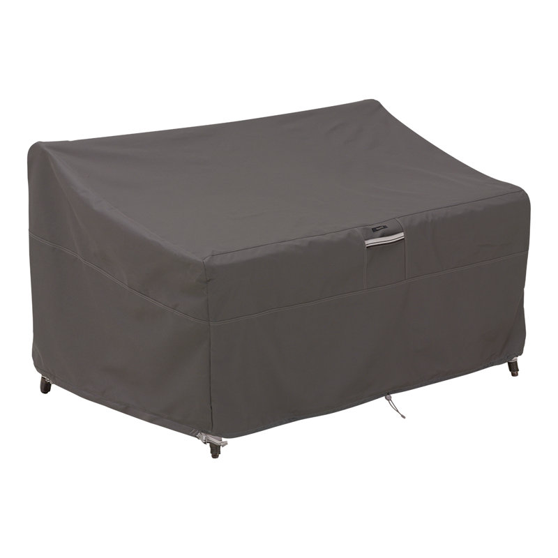 Housse pour causeuse de patio à assise profonde résistante à l'eau Khalil, H 34 po x l 90 po x P 42 po