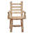 Fireside Lodge Traditional Cedar Log Armchair-697628545