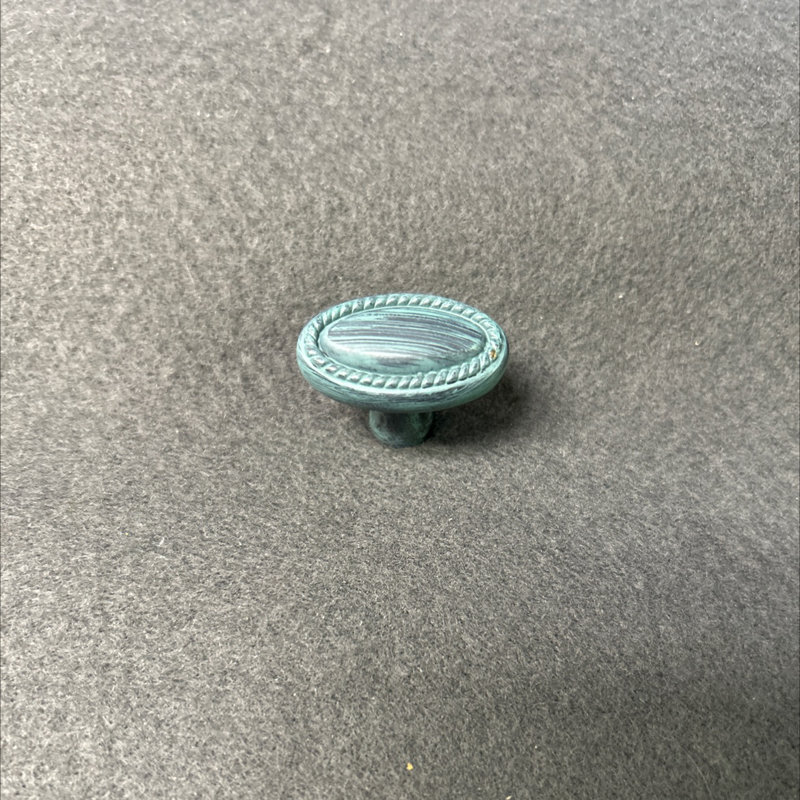 (Paquet de 5) Poignée ovale en corde de 1-1 / 4 po, Vert vieilli