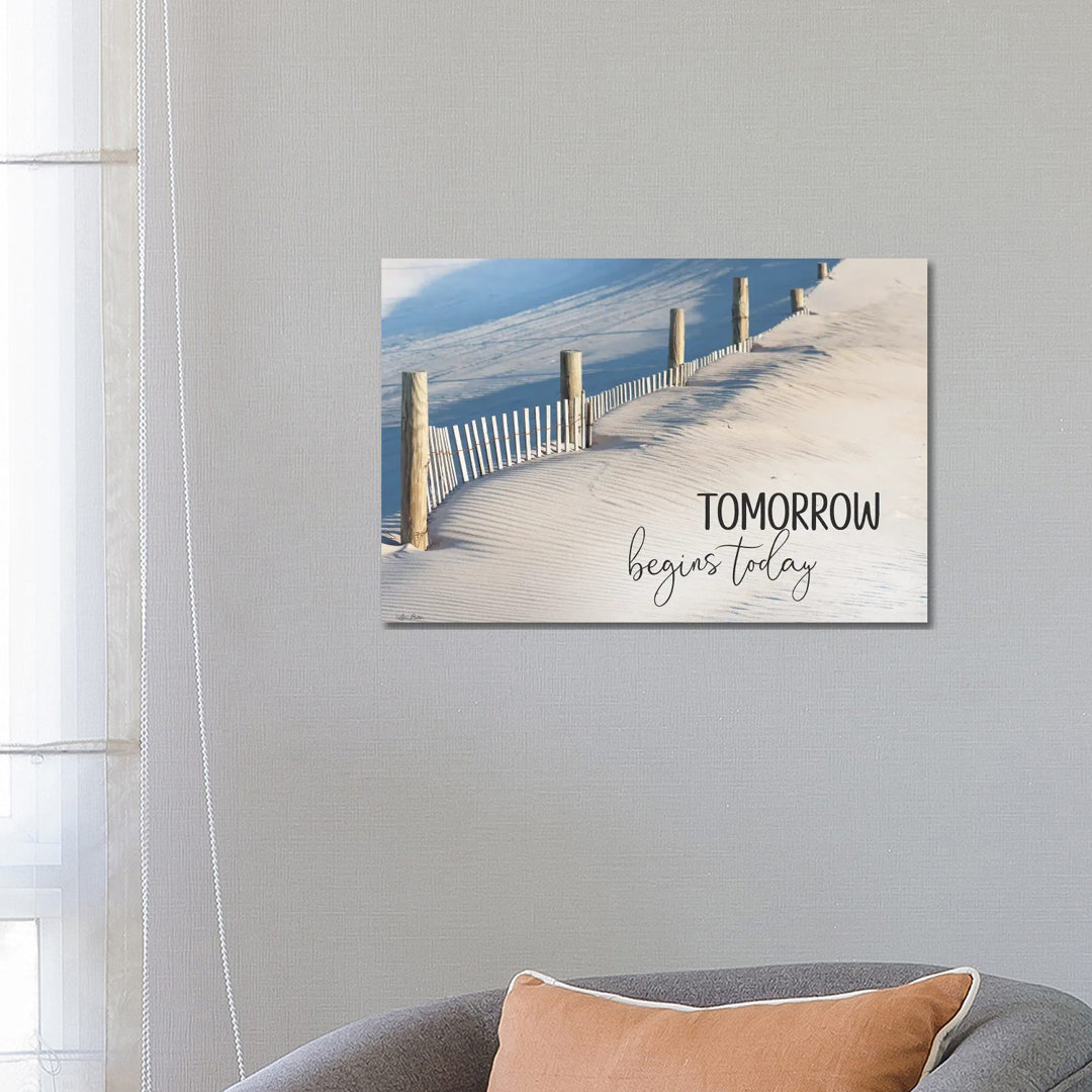 Tomorrow Begins Today by Lori Deiter - Wrapped Canvas Painting