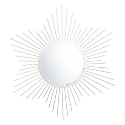 Berrier Metal Flat Wall Mirror