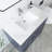 Anvay 36 in. Single Sink Freestanding Bath Vanity in Marine Blue with White Carrara Quartz Top-1264004638