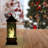 11"H Indoor Lantern Snowman Snow Globe Holiday Decoration with LED Light-470290962
