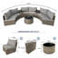 Canapé modulaire demi-lune pour l'extérieur-1880239264